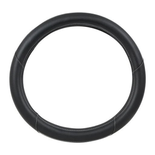 54066 18" DELUXE STEERING WHEEL CVR CENTER GRAY & BLACK Dark Slate Gray