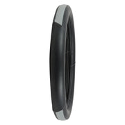 54066 18" DELUXE STEERING WHEEL CVR CENTER GRAY & BLACK Dark Slate Gray