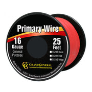#55231 RED 16GA PRIMARY WIRE, 25FT ROLL W/ SPOOL WIRE Salmon