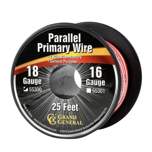 #55300 18GA PARALLEL PRIMARY WIRE, 2 WIRES, 25FT/ROLL WIRE Dark Slate Gray