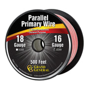 #55309 16GA PARALLEL PRIMARY WIRE, 2 WIRES, 500FT/ROLL WIRE Tan