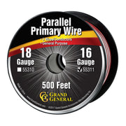 55311 16GA PARALLEL PRIMARY WIRE, 3 WIRES, 500FT/ROLL Tan