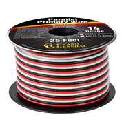 55312 14GA PARALLEL PRIMARY WIRE, 2 WIRES, 25FT/ROLL Tan