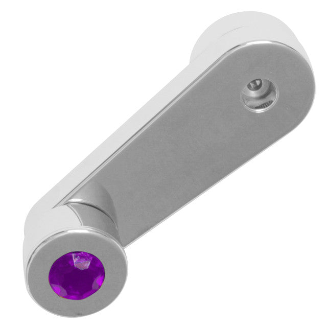 56185 Window Crank with Purple Crystal