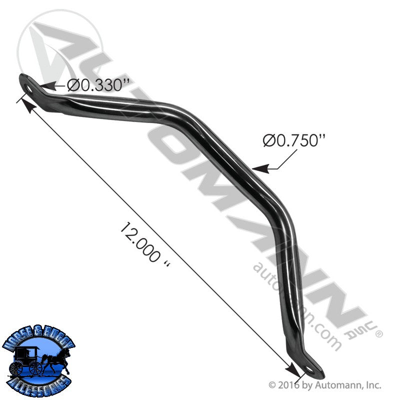 562.GH12SS - Grab Handle 12in S.Steel