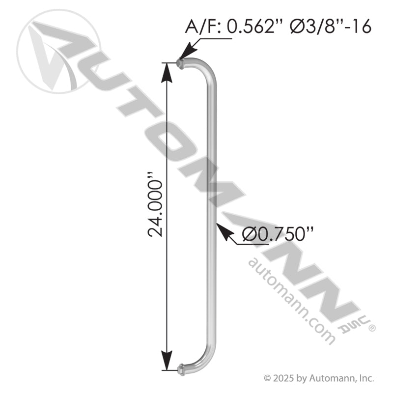 562.GH241SS - Grab Handle 24in