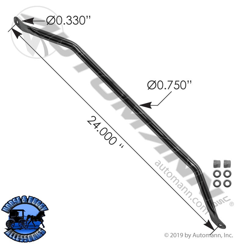 562.GH24SS - Grab Handle 24in S.Steel