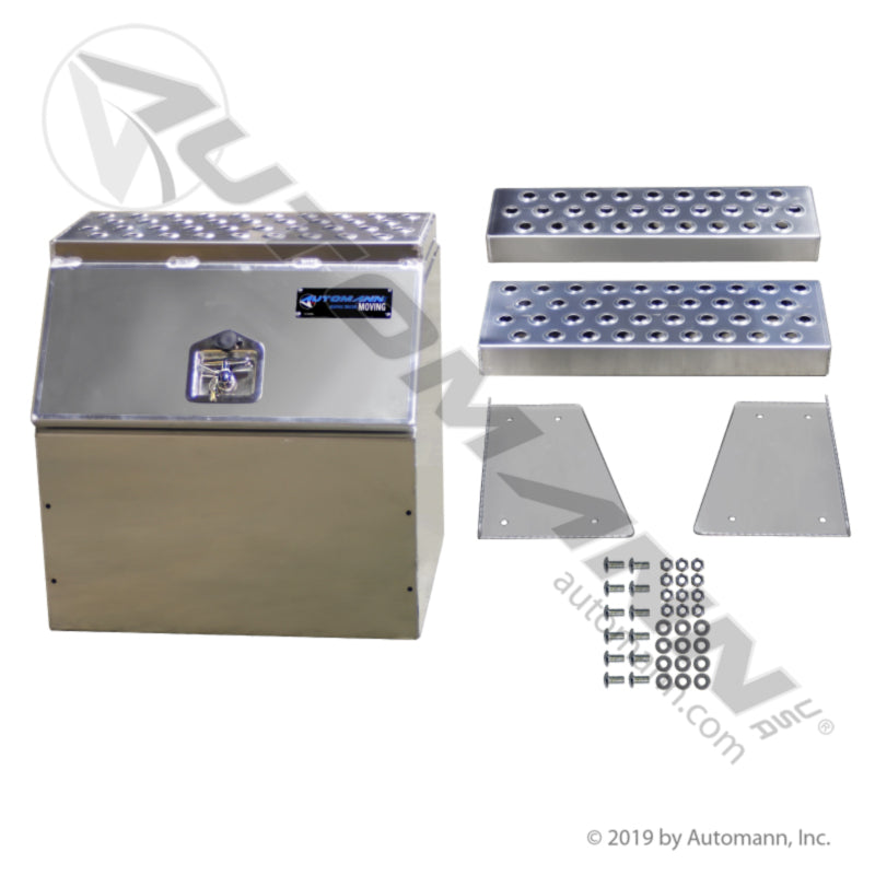 562.SB24LMA-S   Step Box Large Mouth 24x25x28 Aluminum