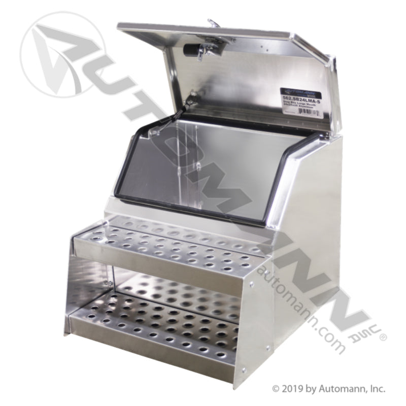 562.SB24LMA-S   Step Box Large Mouth 24x25x28 Aluminum