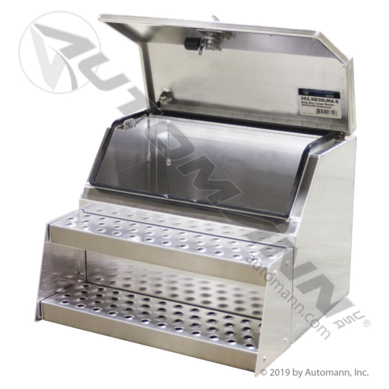562.SB30LMA-S - Step Box Large Mouth 30x25x28 Aluminum