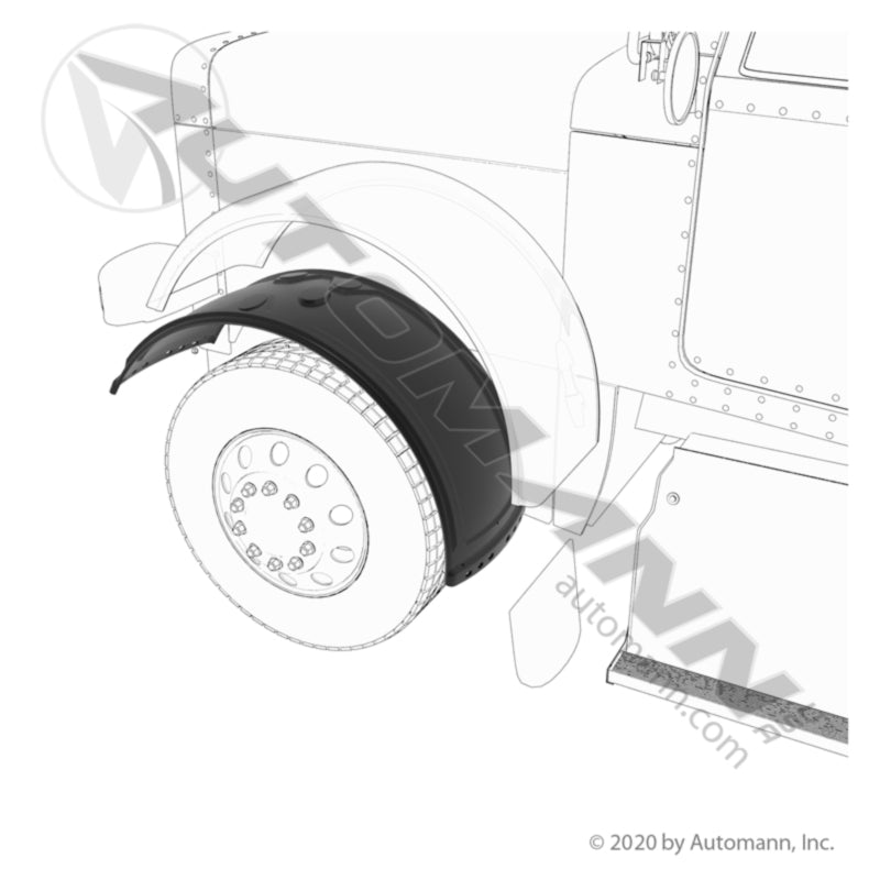 564.75023 - Fender Liner RH 388-389 Peterbilt