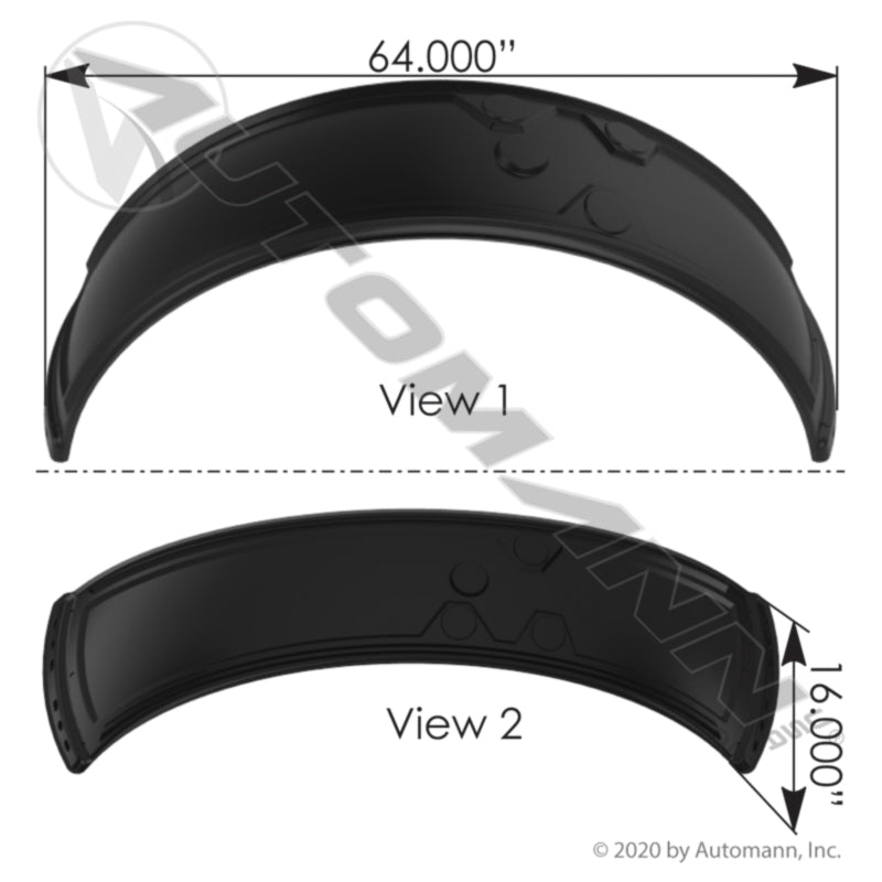 564.75024 - Fender Liner LH 388-389 Peterbilt
