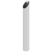 Light Gray EL107A-054-1103 7"x54" Elite Finish Mitered Exhaust Stack