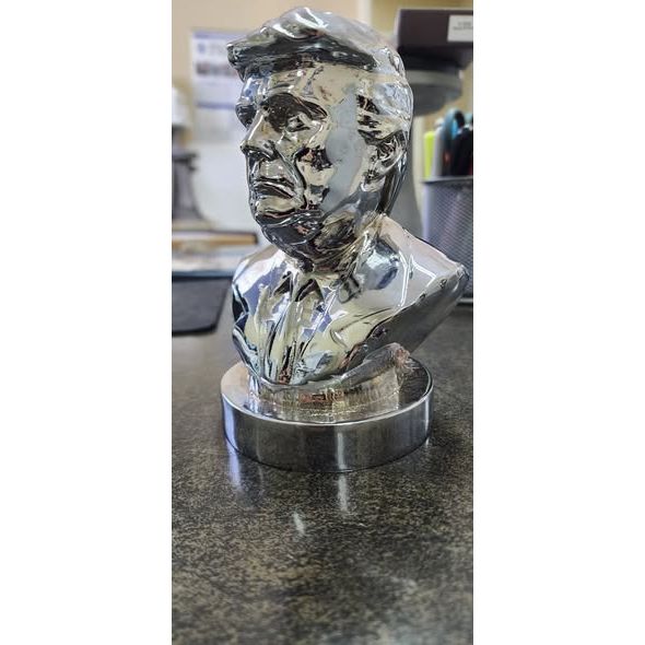 Chromed Trump hood pull ornaments (Lifetime Warrenty) #DJT-HP-C