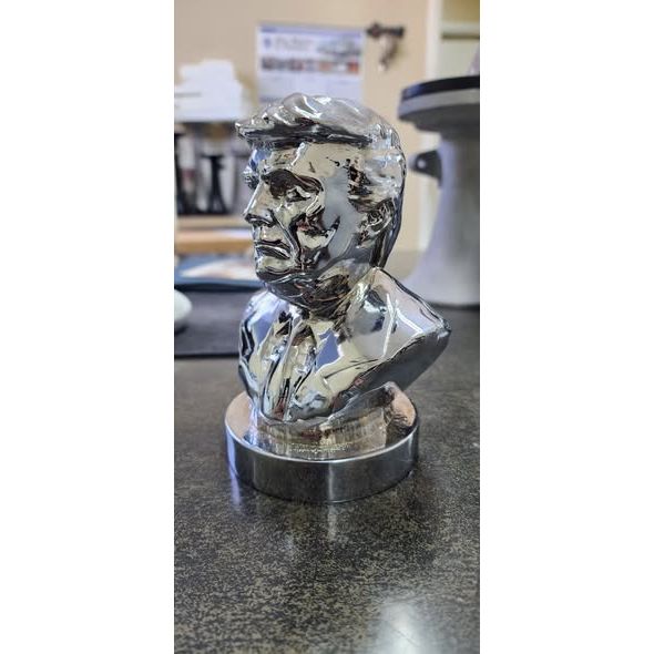 Chromed Trump hood pull ornaments (Lifetime Warrenty) #DJT-HP-C