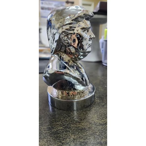 Chromed Trump hood pull ornaments (Lifetime Warrenty) #DJT-HP-C