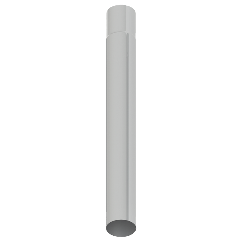 EL407E-048-1103 7"x48" Elite Finish Exhaust Spool Gray