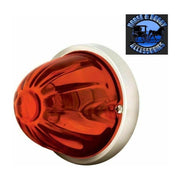 Grand General Flush Mount (1157 2 wire) 3.5" Watermelon Glass Marker Light Kits (CHOOSE COLOR) watermelon glass lens DARK AMBER Saddle Brown