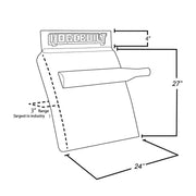 CP MATERIAL hogebuilt m1 27" 430 stainless steel quarter fender kit pair #CP-m127 QUARTER FENDER Black