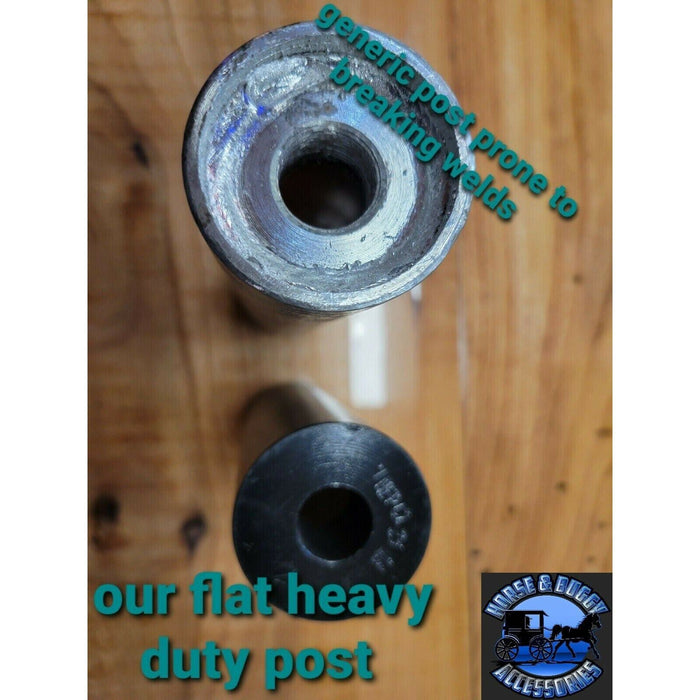 Dim Gray tfen-a19 and h-1447 hogebuilt universal fender mounting post w/heavy duty clamp tfen-a19 and h-1447 fender bracket