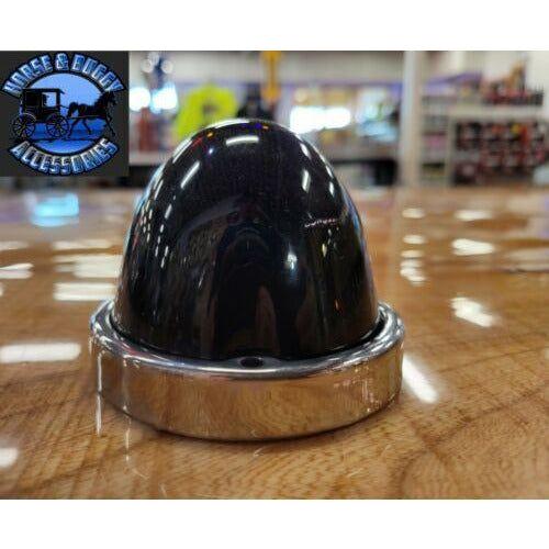 Grand General Flush Mount (1157 2 wire) 3.5" Watermelon Glass Marker Light Kits (CHOOSE COLOR) watermelon glass lens PURPLE Dim Gray