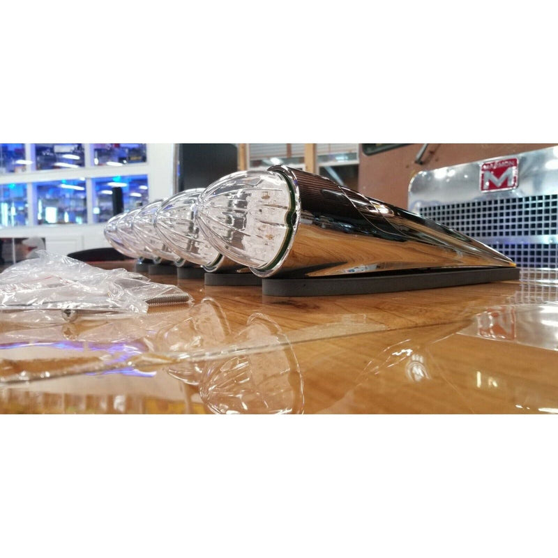 Watermelon Grakon 1000 Cab 19 clear Amber LED Truck (Set of 5) #39824 CAB LIGHT Rosy Brown