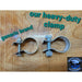 Rosy Brown Hogebuilt full fender kit Stainless Steel Pair w/heavy duty brackets 25.5" drop FULL FENDERS