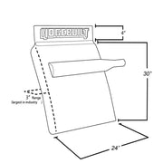 CP MATERIAL hogebuilt 30" 430 stainless steel quarter fender kit pair #CP-m130 QUARTER FENDER Black