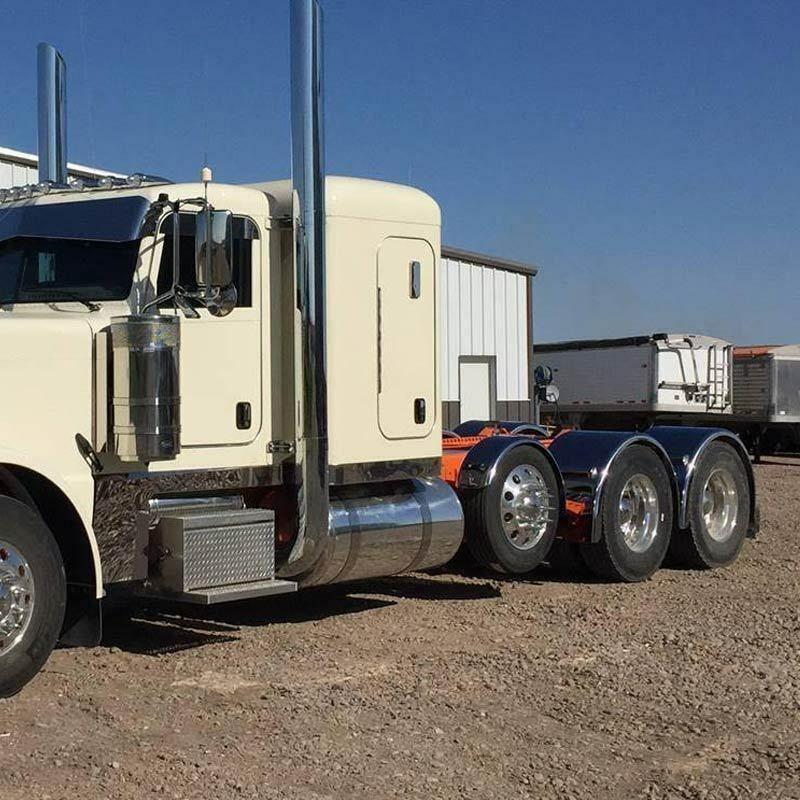 hogebuilt 90" single axle fender kit Stainless Steel w/heavy duty brackets h-2756 4x mq2012 4x h-1447 SINGLE AXLE FENDER Dim Gray