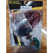 Single Face Chrome Die Cast Auxiliary Light with Glass Lens (Choose Color) watermelon DARK AMBER (with visor),LIGHT AMBER (with visor),RED (with visor),DARK AMBER (W/S.S BEZEL),LIGHT AMBER (W/S.S BEZEL),RED (W/S.S BEZEL) Dark Slate Gray