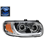 Peterbilt 389 Trux headlights (Choose style and Color) dot approved (ALL LED) PETERBILT Heated / Chrome / Driver's Side,Heated / Chrome / Passenger's Side,Heated / Black / Driver's Side,Heated / Black / Passenger's Side,Standard / Chrome / Driver's Side,Standard / Chrome / Passenger's Side,Standard / Black / Driver's Side,Standard / Black / Passenger's Side Gray