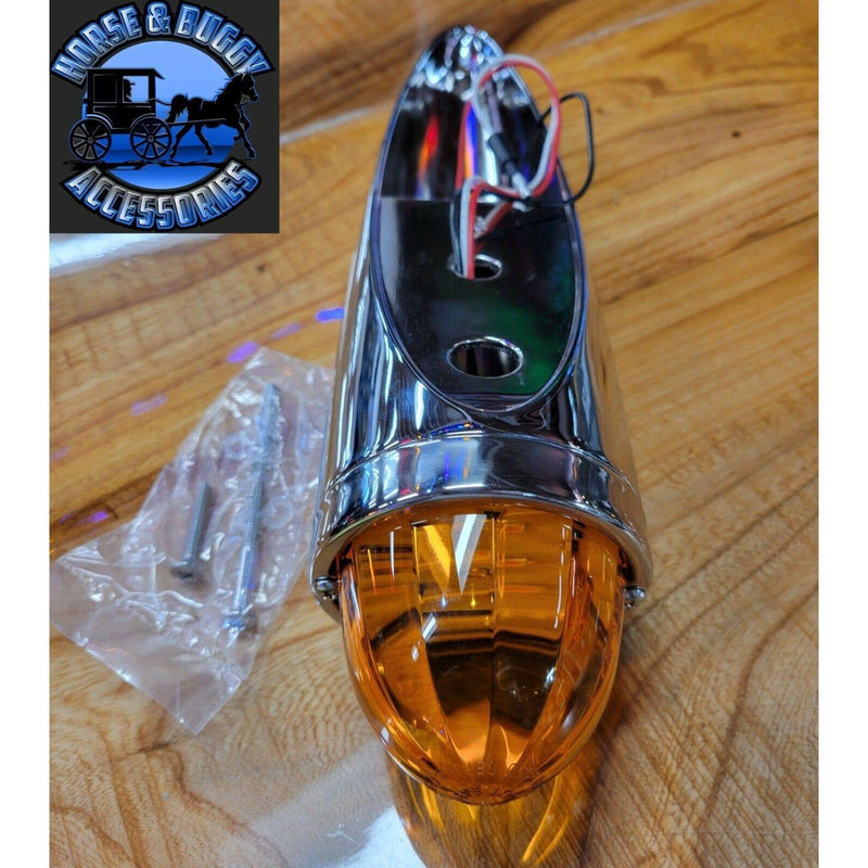 Classic Watermelon LED Cab Light with Chrome Plastic Housing sealed led (Choose Color) LED Cab Light amber/amber,amber/clear,amber/smoke Sienna