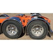 hogebuilt 90" single axle fender kit Stainless Steel w/heavy duty brackets h-2756 4x mq2012 4x h-1447 SINGLE AXLE FENDER Dark Slate Gray