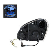 TRUX BLACK ALL LED FREIGHTLINER CASCADIA LED PROJECTOR HEADLIGHTS PAIR H68 H69 HEADLIGHT Dark Slate Gray