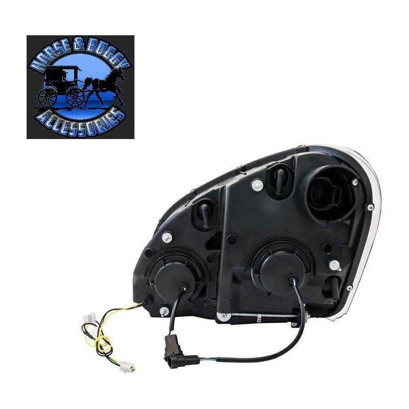 TRUX BLACK ALL LED FREIGHTLINER CASCADIA LED PROJECTOR HEADLIGHTS PAIR H68 H69 HEADLIGHT Dark Slate Gray