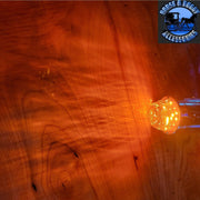 Smoked lens led watermelon die cast chrome housing #93504 watermelon sealed led Saddle Brown