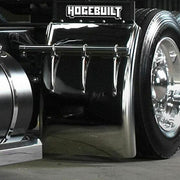 CP MATERIAL heavy duty 430 stainless hogebuilt quarter fenders straps pair w/hardware #CP-hb134 QUARTER FENDER Black