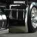 Black CP MATERIAL  heavy duty 430 stainless hogebuilt quarter fenders straps pair w/hardware #CP-hb134 QUARTER FENDER