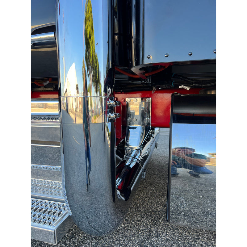Dynaflex Exhaust Peterbilt (589 2024 Newer) (not for weedburner) 8" KIT (5" y pipe) #k589-RP85CP EXHAUST Dark Slate Gray