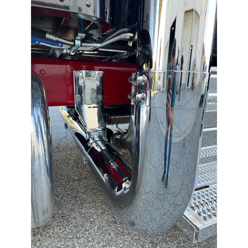 Dynaflex Exhaust Peterbilt (589 2024 Newer) (not for weedburner) 8" KIT (5" y pipe) #k589-RP85CP EXHAUST Dark Slate Gray
