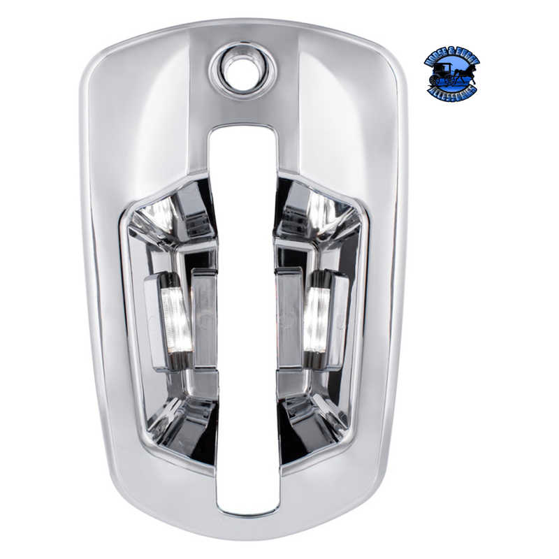 6 LED CHROME DOOR HANDLE COVER FOR 2018-2024 FREIGHTLINER CASCADIA (Choose Color) (Choose Side) DOOR HANDLE White LED / Driver's Side,White LED / Passenger's Side Light Gray