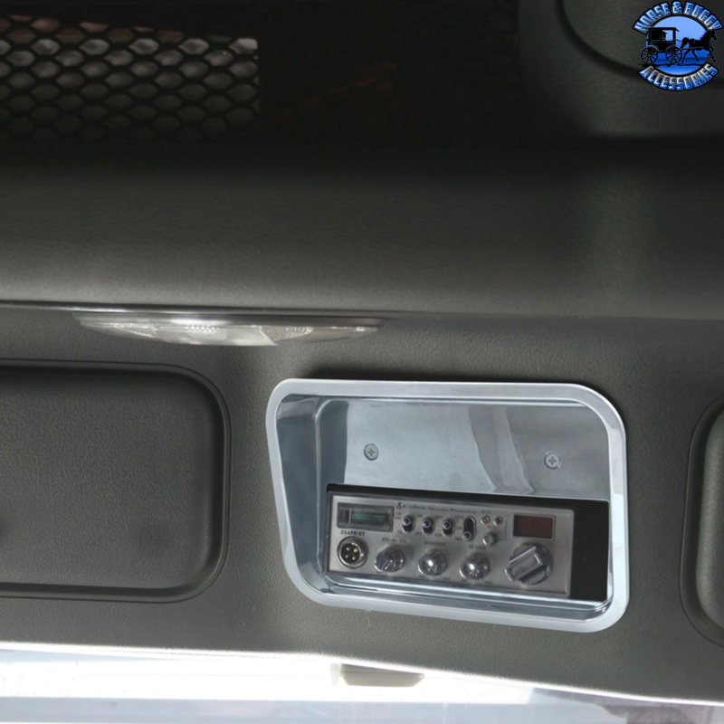 Overhead CB Radio Trim For 2008-2017 Freightliner Cascadia #42329 CB TRIM Dark Slate Gray