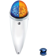 DOUBLE FURY 17 LED DUAL FUNCTION WATERMELON TORPEDO CAB LIGHT (Choose LED Color) CAB LIGHT Amber and Blue,Amber and Green,Amber and Purple Dark Slate Blue