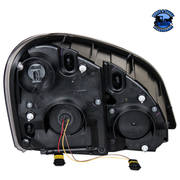 UP-35788 "Blackout" LED Headlight Set For 2008-2017 Freightliner Cascadia (Pair) #35788 LED Headlight Dark Slate Gray