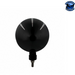 Black Black "Billet" Style Groove Headlight With Visor H6024 Bulb #32678 HEADLIGHT