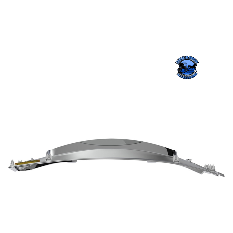 CHROME PLASTIC CENTER DASH INSTRUMENT BEZEL FOR 2018-2023 FREIGHTLINER CASCADIA #42427 FREIGHTLINER CASCADIA Light Slate Gray