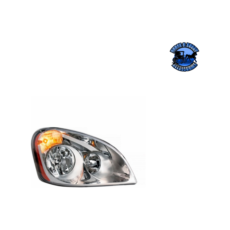 HEADLIGHT FOR 2008-2017 FREIGHTLINER CASCADIA (Choose Side) Headlight Passenger's Side Gray