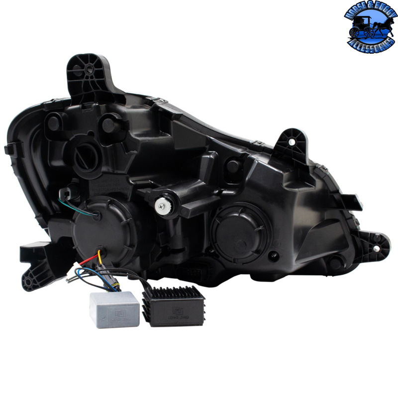 Blackout 8 LED Projection Headlight For 2013-2021 Kenworth T680 (Choose Side)