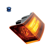 35 LED SEQUENTIAL TURN SIGNAL LIGHT FOR 2018-2024 FREIGHTLINER CASCADIA - AMBER LED/AMBER LENS (Choose Side) TURN SIGNAL Driver's Side,Passenger's Side Chocolate