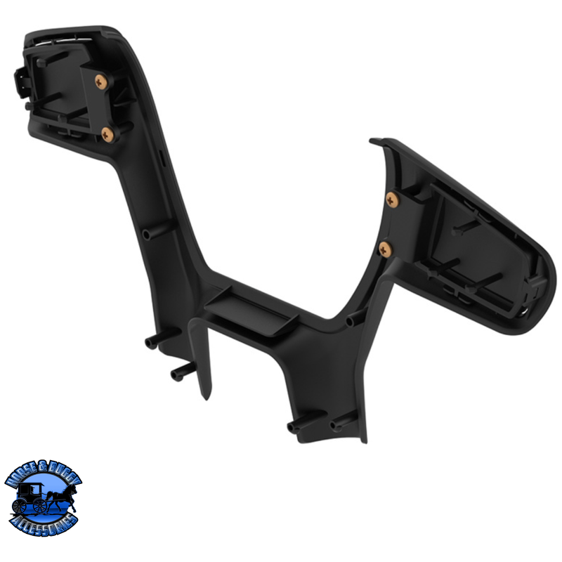 PLASTIC TRIM FOR UNITED PACIFIC YOURGRIP PETERBILT 579/KENWORTH T680 STEERING WHEEL (Choose Finish) WHEEL TRIM Black,Chrome Dark Slate Gray